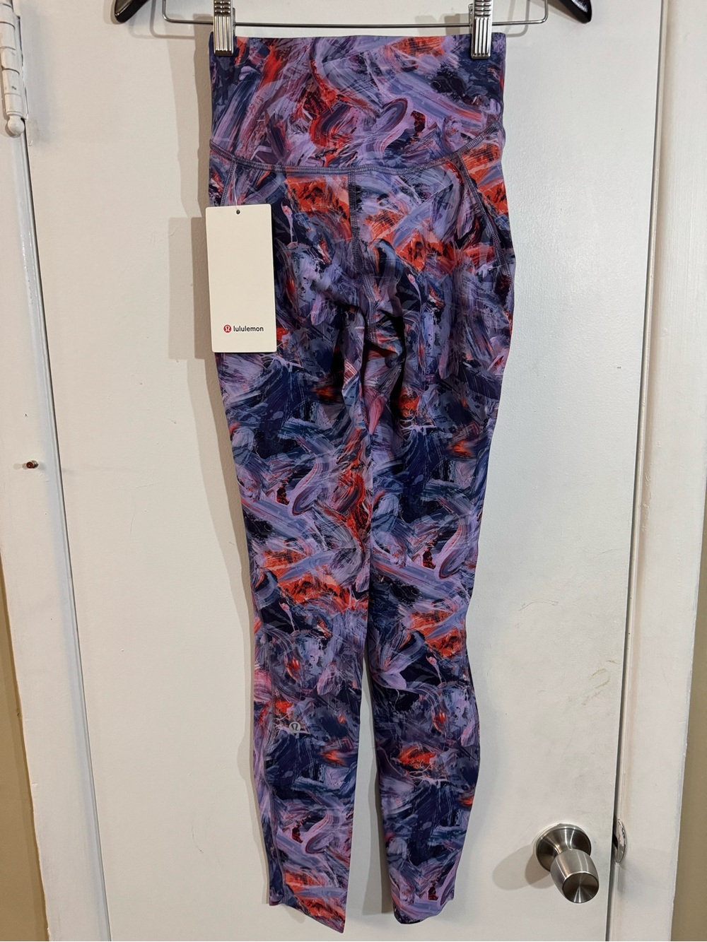 lululemon athletica Kids' Purple & Red Swirl Print Leggings